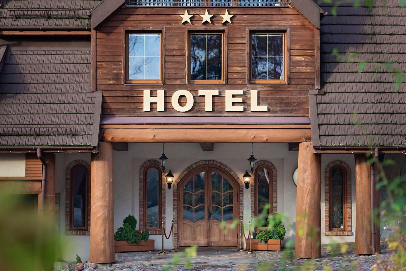 Hotel Szymbark Exterior foto